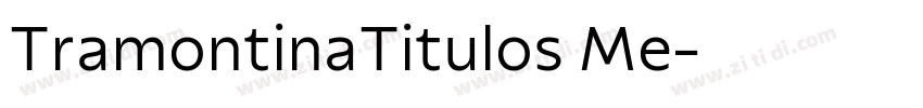 TramontinaTitulos Me字体转换